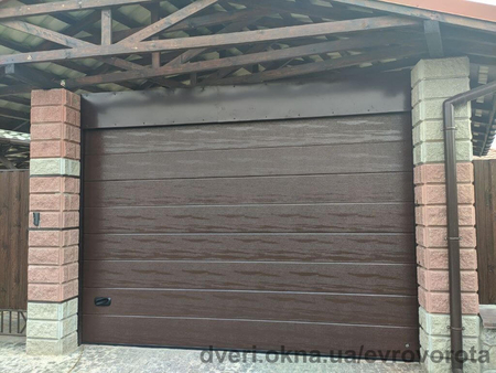 Гаражные-секционные ворота с автоматикой